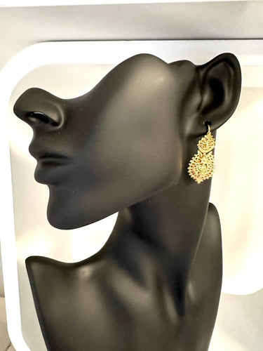 Boucles d'oreilles traditionnelles portugaises en or jaune 58 Facettes OR1577D