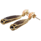 Boucles d'oreilles en or rose, corail, quartz et diamants 58 Facettes TA72