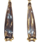 Boucles d'oreilles en or rose, corail, quartz et diamants 58 Facettes TA72
