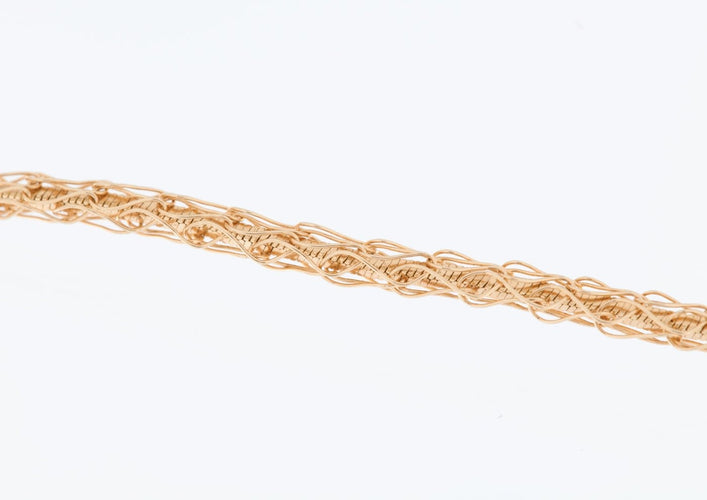 Chaîne de collier portugaise en or jaune 19 carats 58 Facettes C1521
