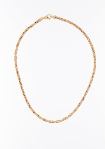 Collier chaîne portugais en or jaune 19 carats 58 Facettes C1520