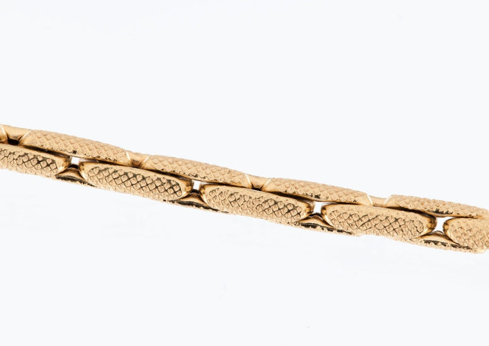Collier chaîne portugais en or jaune 19 carats 58 Facettes C1520