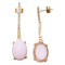 Boucles d'oreilles en or rose, opales et diamants 58 Facettes PE436T464