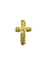 Pendentif croix filigrane en or jaune et rose 58 Facettes P1844D