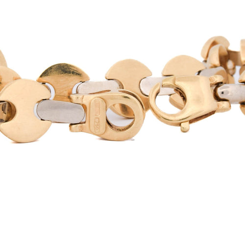 Collier vintage en or jaune 18 kt, diamants et saphir 58 Facettes CL143 (00439)