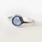 Bague 53 Love More - Bague en or blanc 18K et saphir 58 Facettes GBR1206LB