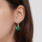 Jullie - Boucles d'oreilles en malachite verte 58 Facettes SER1020WG