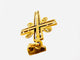 Pendentif Croix portugaise Art déco - Pendentif en or jaune et émeraude 58 Facettes P1622D