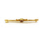 Broche barrette en or jaune, diamants et grenat 58 Facettes 260186R