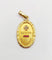 Augis - Pendentif médaille d'amour en or 18k, diamant et rubis 58 Facettes A07585