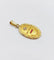 Augis - Pendentif médaille d'amour en or 18k, diamant et rubis 58 Facettes A07585