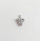 Pendentif trèfle vintage en or blanc 18k et diamants 58 Facettes A07586