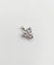 Pendentif trèfle vintage en or blanc 18k et diamants 58 Facettes A07586