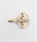 Art nouveau - Pendentif fleur en or 18k, platine, perles et diamants 58 Facettes A07588