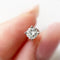 Embrace - Boucle d’oreille solitaire en or blanc et diamant 58 Facettes Earrings-003