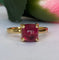 50 Tiffany & Co. Paloma Picasso - Bague en or jaune et tourmaline rubellite 58 Facettes ring