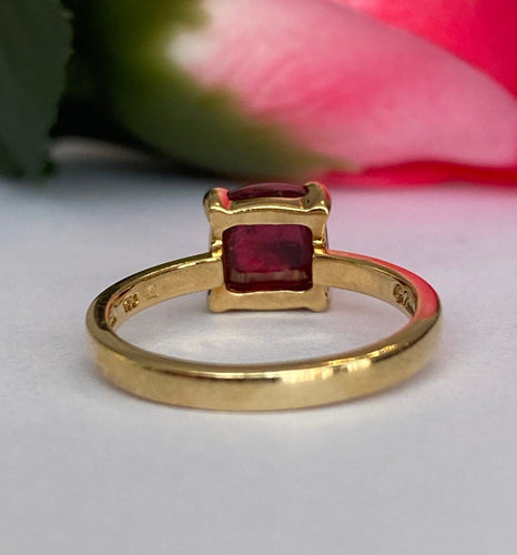 50 Tiffany & Co. Paloma Picasso - Bague en or jaune et tourmaline rubellite 58 Facettes ring