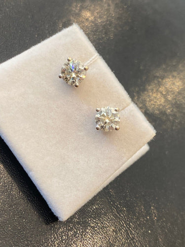 Puces d'oreilles - Boucles d'oreilles en or 750 et diamants 58 Facettes LP254