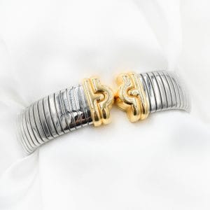 Bulgari Parentesi - Bracelet en or jaune et acier 58 Facettes 225A24_M