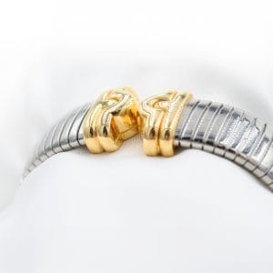 Bulgari Parentesi - Bracelet en or jaune et acier 58 Facettes 225A24_M