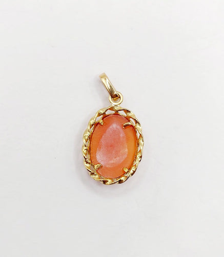 Pendentif vintage - Camée coquillage en or 18k 58 Facettes A07591