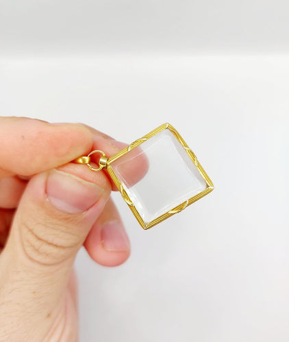 Pendentif porte-photo Art nouveau en or 18k 58 Facettes A07592