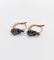 Dormeuses victoriennes - Boucles d'oreilles en or rose, argent et diamants 58 Facettes A07593