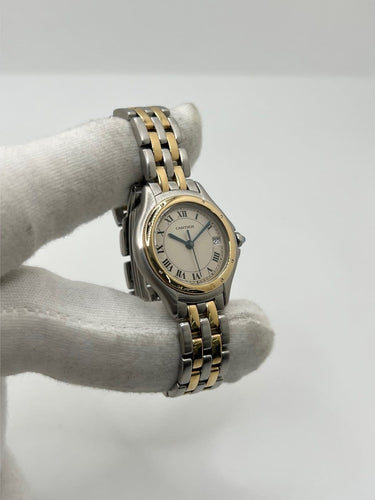 Cartier Panthère Ronde - Montre en or et acier 58 Facettes 2135