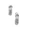 Cartier Trinity - Boucles d'oreilles créoles en or blanc et diamants 58 Facettes 310
