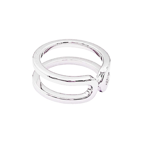 Bague 52 Dinh Van Maillon - Bague en or blanc et diamant 58 Facettes 35876