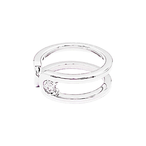 Bague 52 Dinh Van Maillon - Bague en or blanc et diamant 58 Facettes 35876