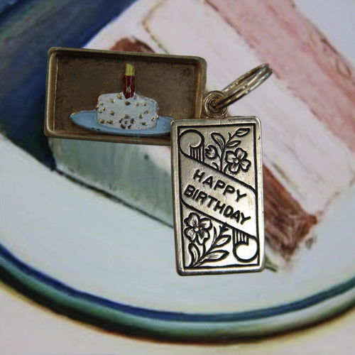 Pendentif Pendentif mécanique d’anniversaire en or 14K et émail 58 Facettes 11173