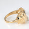 Bague 52 Bague cocktail vintage - dôme ajouré en or jaune 14 carats et diamants 58 Facettes G13622