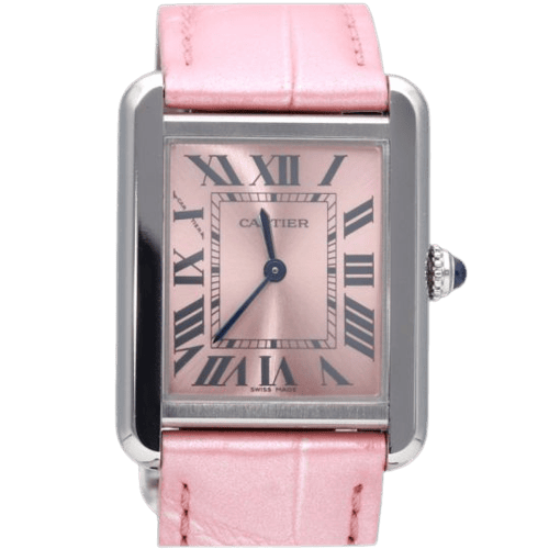 Cartier Tank Solo - Montre en cuir 58 Facettes MT47463