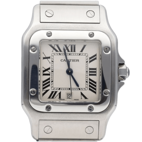 Cartier Santos Galbée - Montre en acier