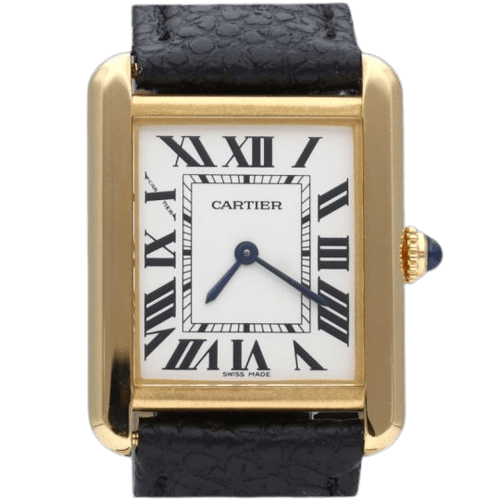 Cartier Tank Solo - Montre femme en or jaune et acier