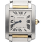 Cartier Tank Française - Montre en or jaune et acier