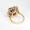 Bague 54 Bague vintage - Tourmaline bicolore 5,60 ct et diamants en or jaune 14k 58 Facettes G13862