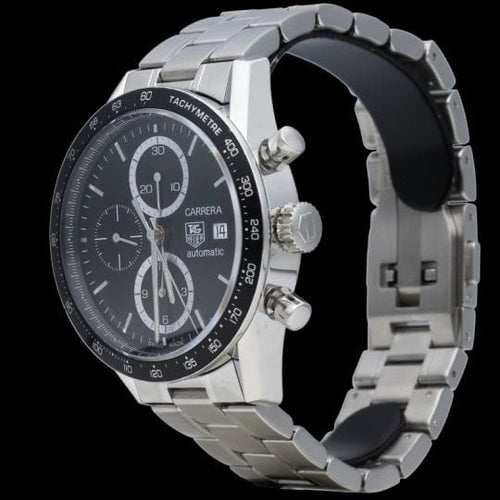 TAG Heuer Carrera - Montre Calibre 16 Chronograph en acier 58 Facettes MT47427