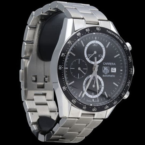 TAG Heuer Carrera - Montre Calibre 16 Chronograph en acier 58 Facettes MT47427