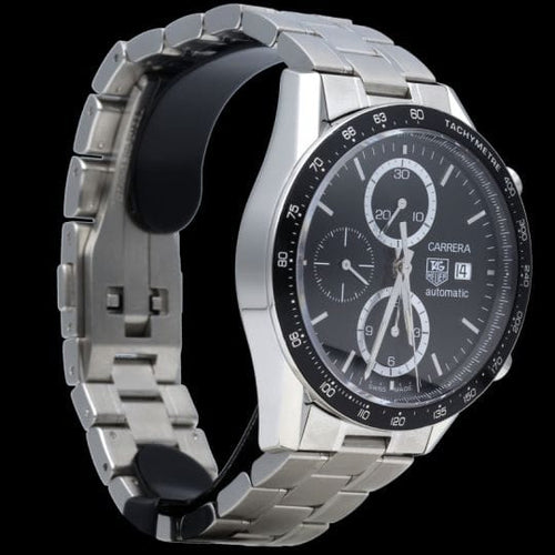 TAG Heuer Carrera - Montre Calibre 16 Chronograph en acier 58 Facettes MT47427
