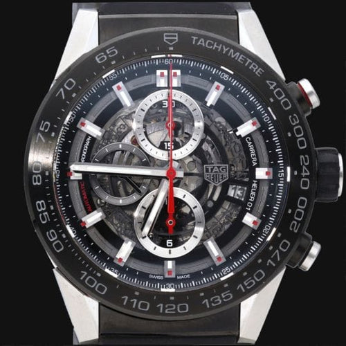 TAG Heuer Carrera - Montre Calibre Heuer 01 en acier 58 Facettes MT46485