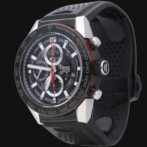 TAG Heuer Carrera - Montre Calibre Heuer 01 en acier 58 Facettes MT46485