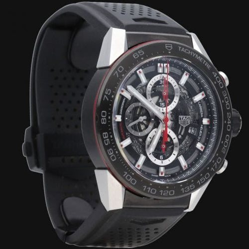 TAG Heuer Carrera - Montre Calibre Heuer 01 en acier 58 Facettes MT46485