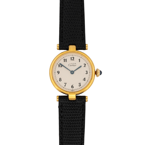 Montre Cartier Must Vendôme - Montre SM en vermeil cadran ivoire Breguet 58 Facettes 421