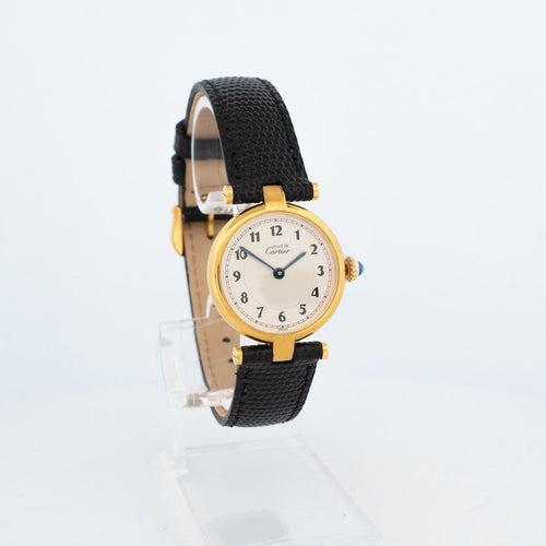 Montre Cartier Must Vendôme - Montre SM en vermeil cadran ivoire Breguet 58 Facettes 421