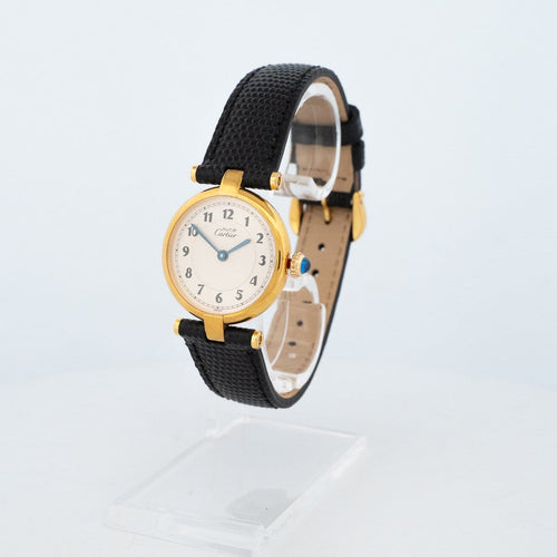 Montre Cartier Must Vendôme - Montre SM en vermeil cadran ivoire Breguet 58 Facettes 421