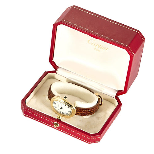 Montre Cartier Baignoire - Montre en or jaune 58 Facettes B260265