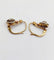 Dormeuses cible Art déco en or 18k, platine et diamants 58 Facettes A07595