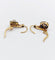Dormeuses cible Art déco en or 18k, platine et diamants 58 Facettes A07595